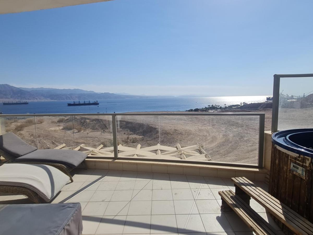 Top-Luxury Exclusive Аpt With Jacuzzi In Front Of The Sea Eilat Eksteriør bilde