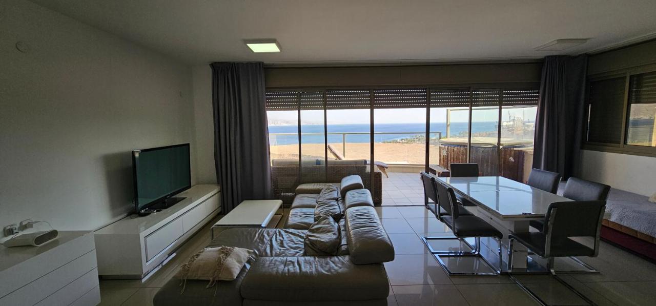 Top-Luxury Exclusive Аpt With Jacuzzi In Front Of The Sea Eilat Eksteriør bilde