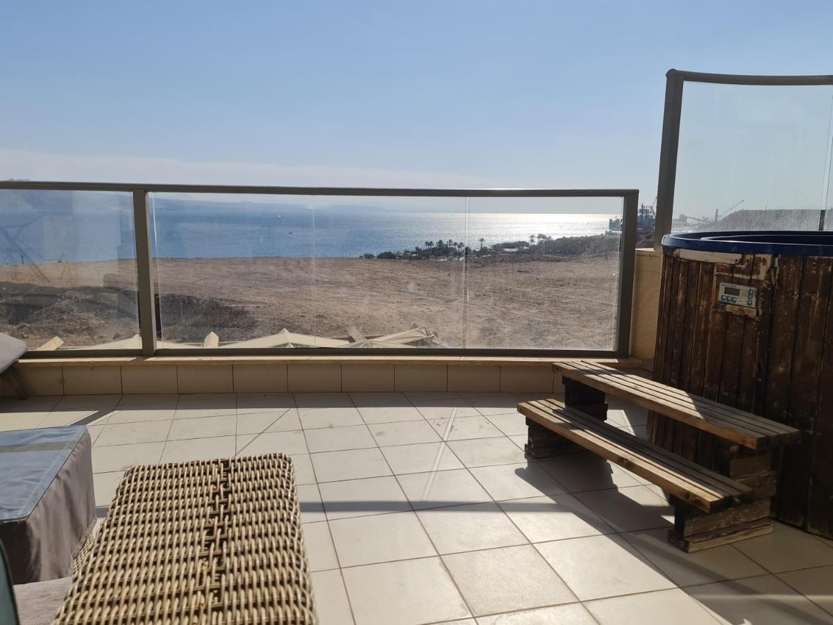 Top-Luxury Exclusive Аpt With Jacuzzi In Front Of The Sea Eilat Eksteriør bilde