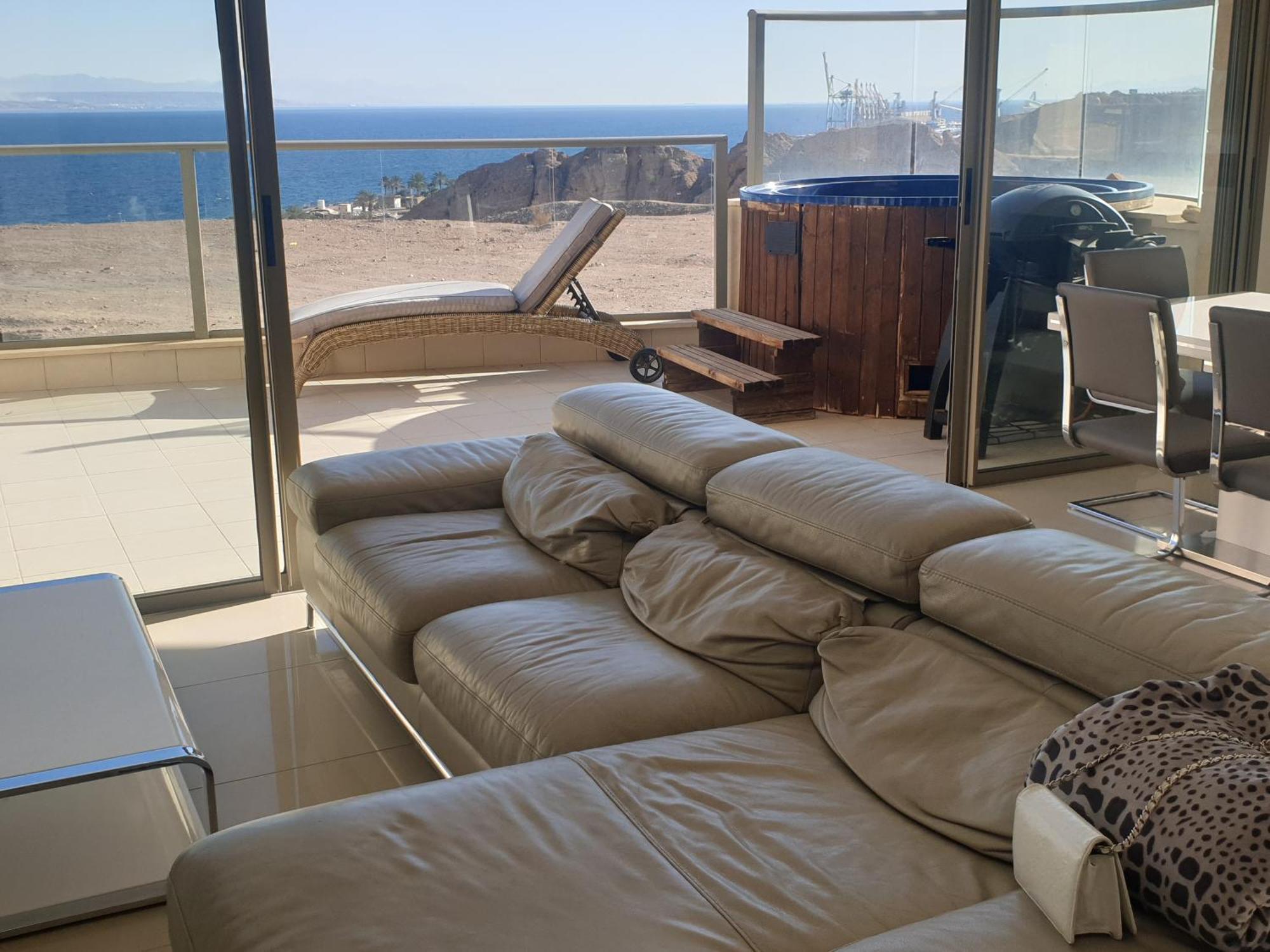 Top-Luxury Exclusive Аpt With Jacuzzi In Front Of The Sea Eilat Eksteriør bilde